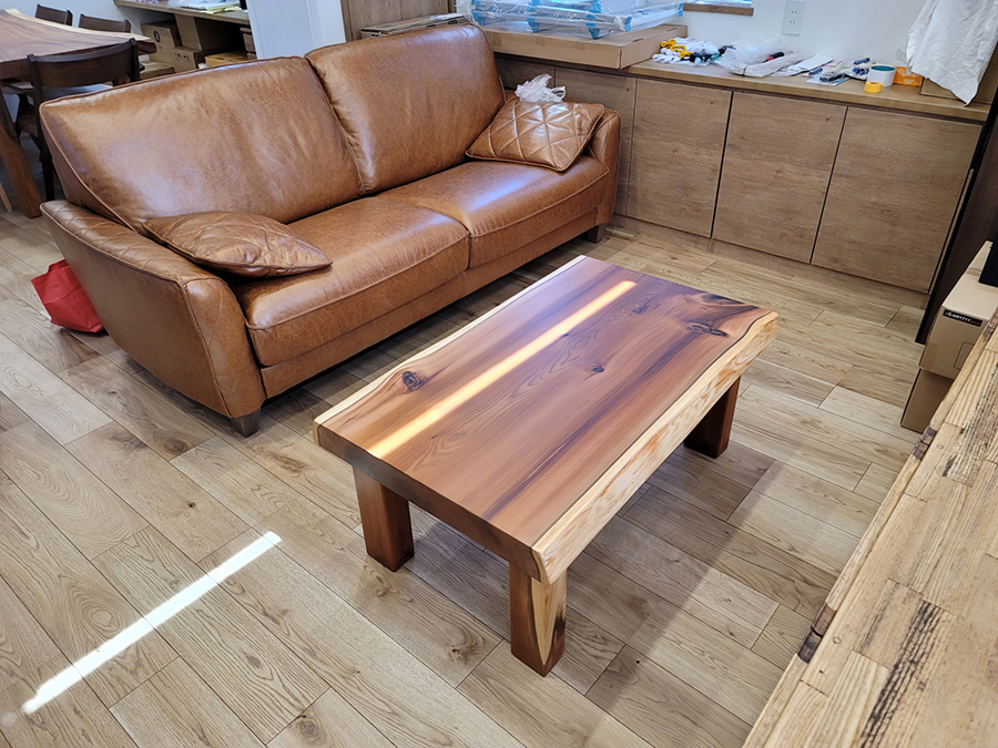 一枚板センターテーブル