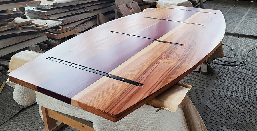 一枚板会議テーブル 大き目