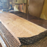 お持ち込み一枚板の加工