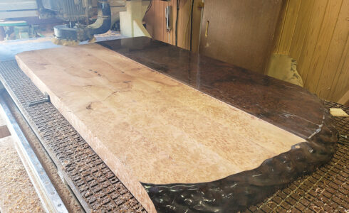 お持ち込み一枚板の加工