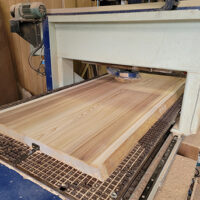 一枚板平面出し