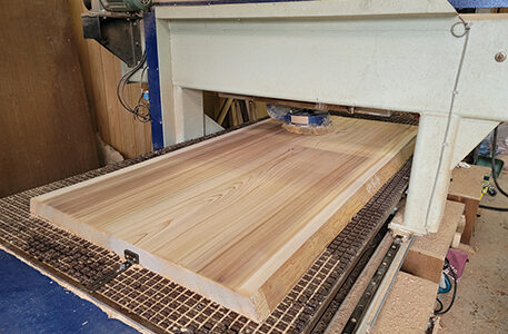 一枚板平面出し