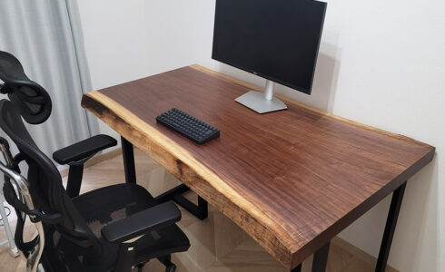 一枚板ワークデスク販売