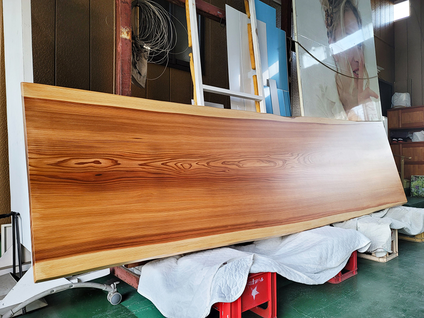 木一枚板看板製作