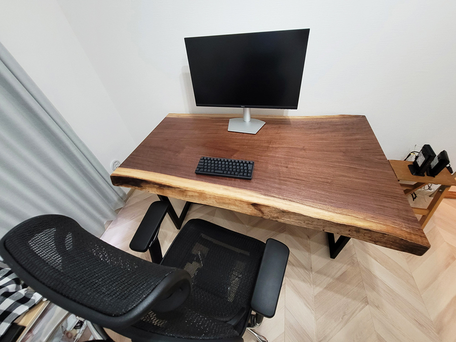 無垢一枚板ワークデスク