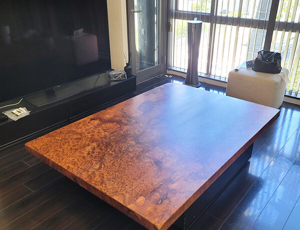 一枚板座卓のリメイク