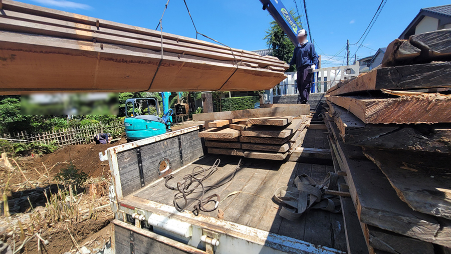 一枚板の引き取り