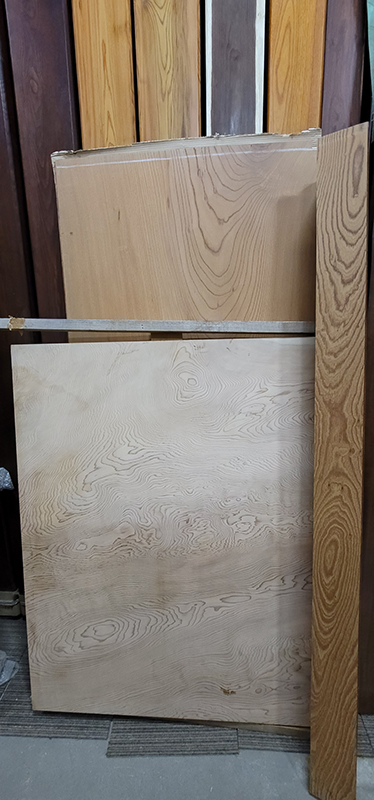 一枚板テーブルの天板持ち込み