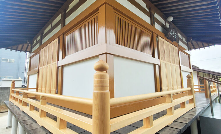 木製擬宝珠　製作