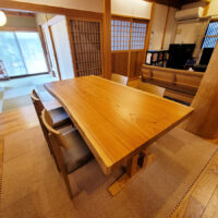 欅一枚板テーブル