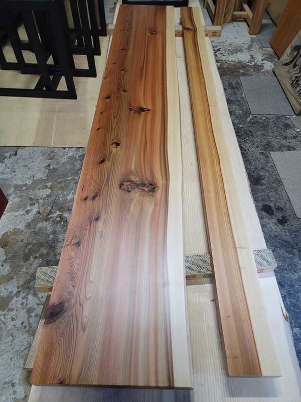 一枚板キッチンカウンター