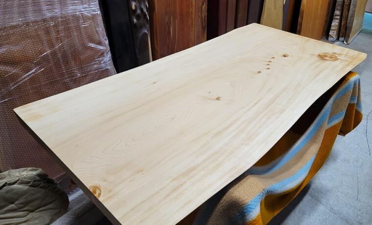 栃一枚板テーブル天板