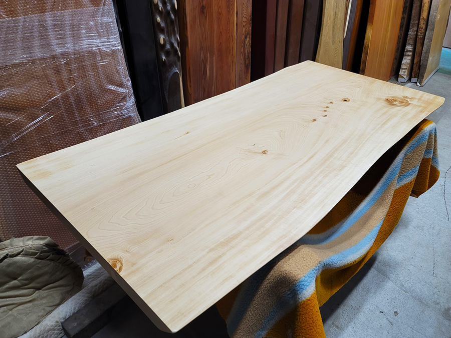 栃一枚板テーブル天板