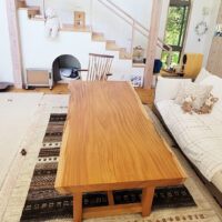 ケヤキ一枚板ローテーブル