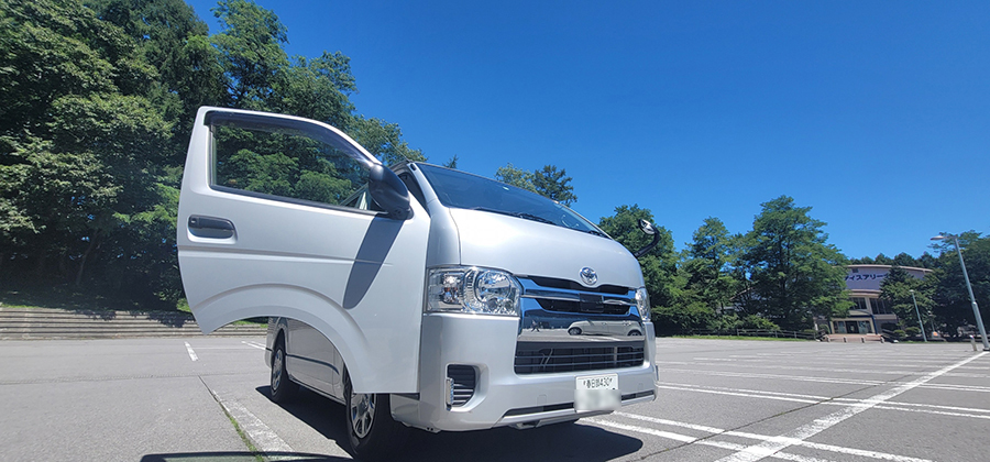 榎本銘木店ハイエース