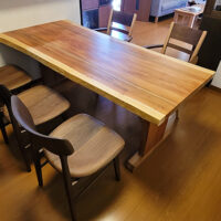 無垢一枚板ダイニングテーブルセット