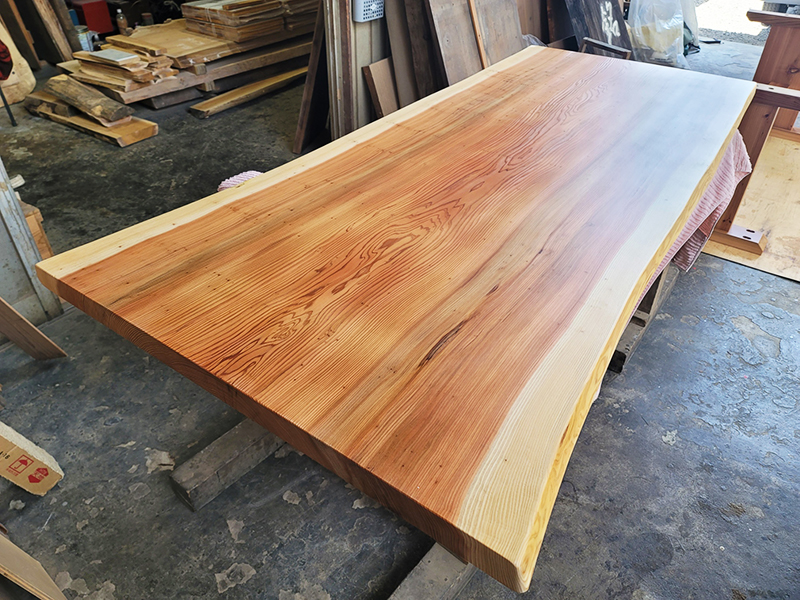 霧島杉一枚板完成