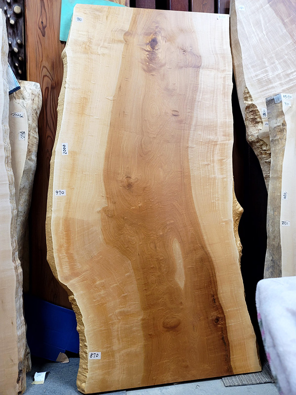 栃一枚板テーブル天板