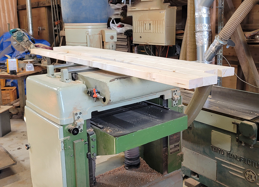 縁台も作ります