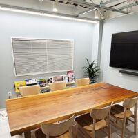 屋久杉一枚板会議テーブル