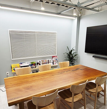 屋久杉一枚板会議テーブル