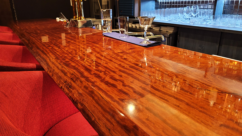 無垢一枚板カウンター