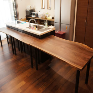 ウォルナット一枚板