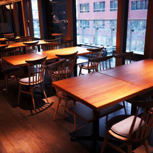 店舗用無垢テーブル