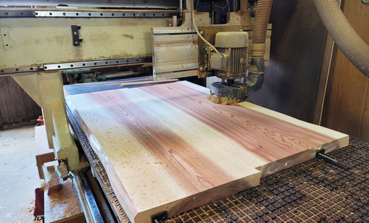 杉一枚板テーブル天板