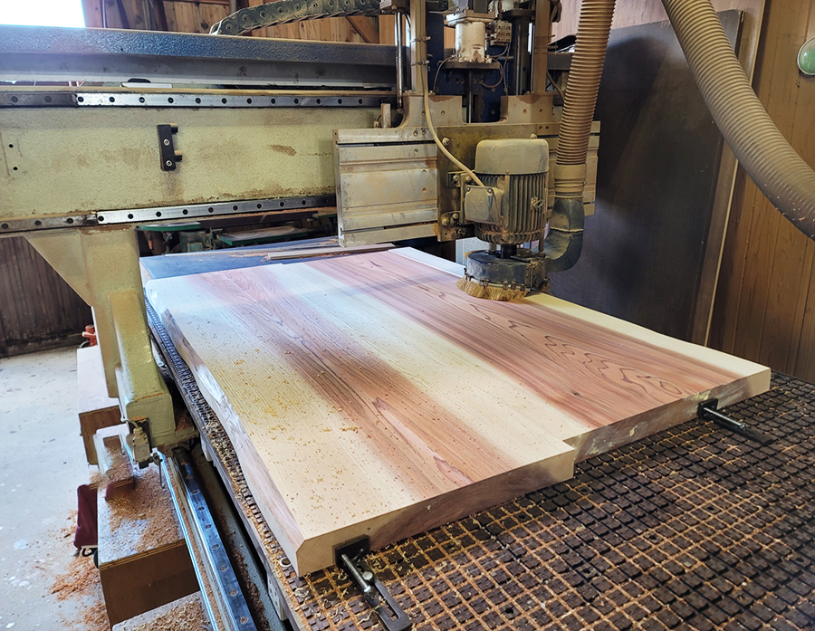 杉一枚板テーブル天板