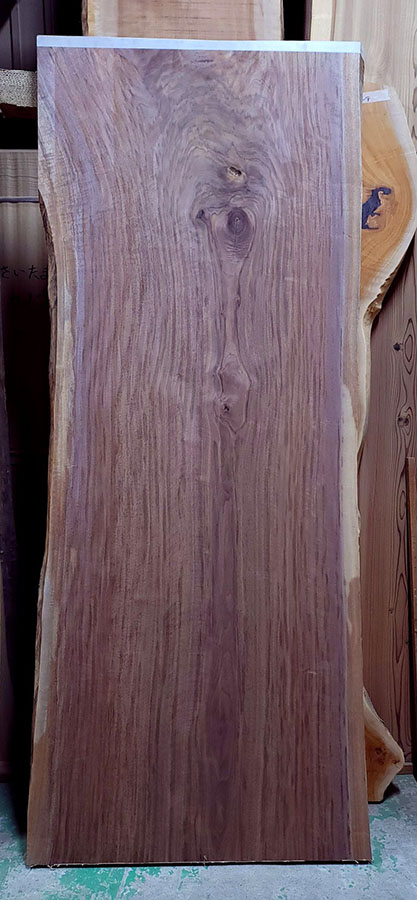 ウォルナット一枚板