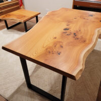 ケヤキ一枚板テーブル