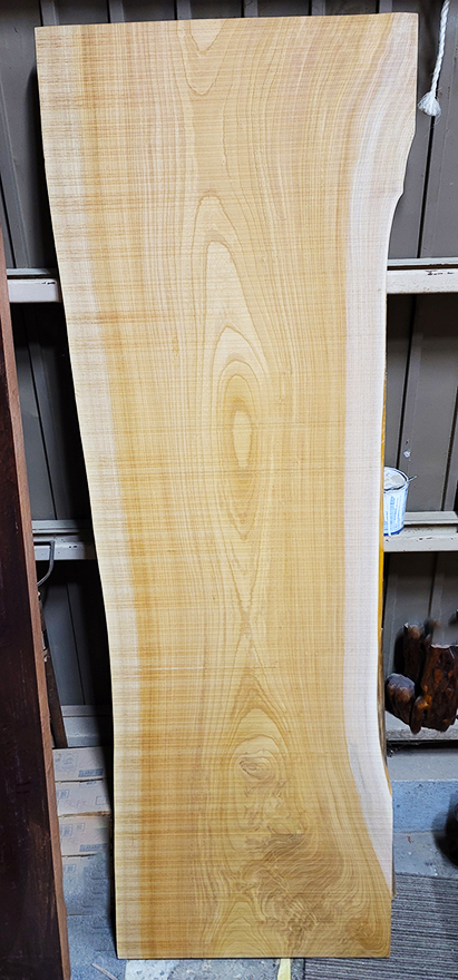 欅カウンター一枚板