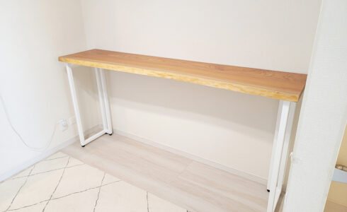 欅一枚板カウンター