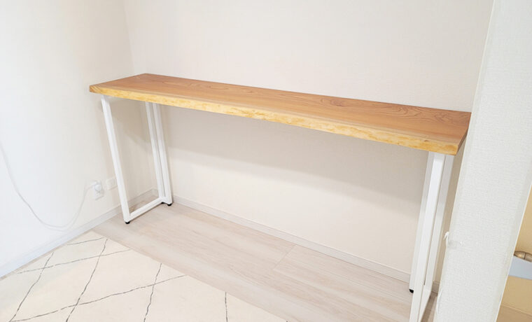 欅一枚板カウンター