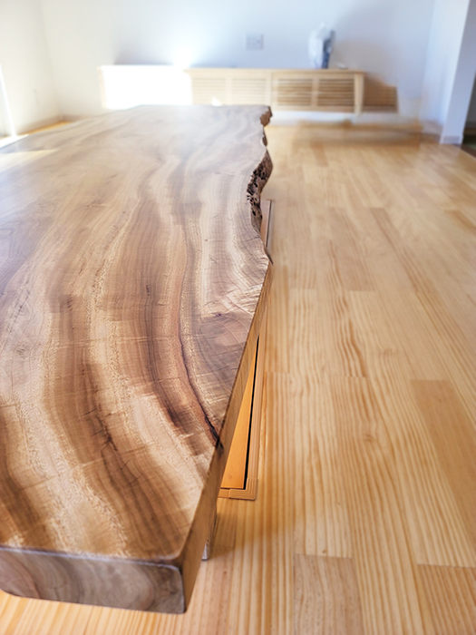 楠一枚板掘りごたつの幅