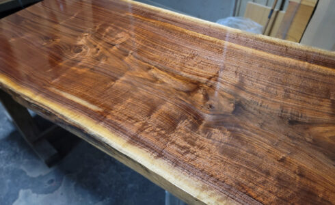 ウォルナット一枚板