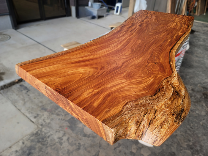 ケヤキ一枚板ローテーブル