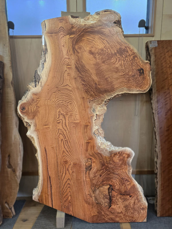 ケヤキ一枚板変形