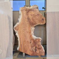 ケヤキ一枚板変形